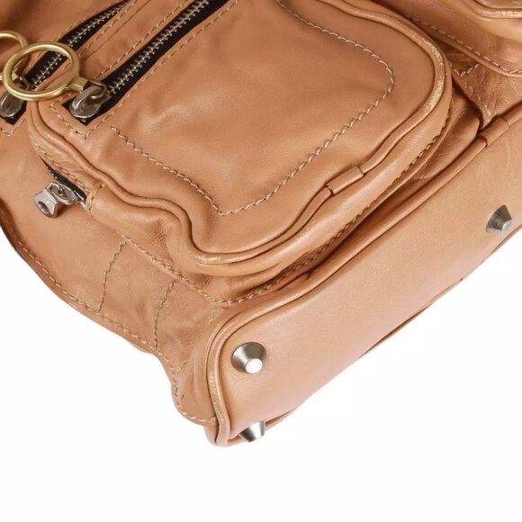 Authentic Chloe Tan Leather shoulder bag - Picture 9 of 15